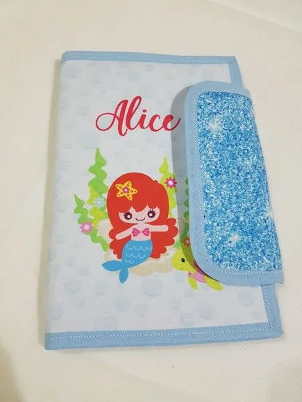 PORTA DOCUMENTOS INFANTIL - artesanato feito à mão por Innovare Studio