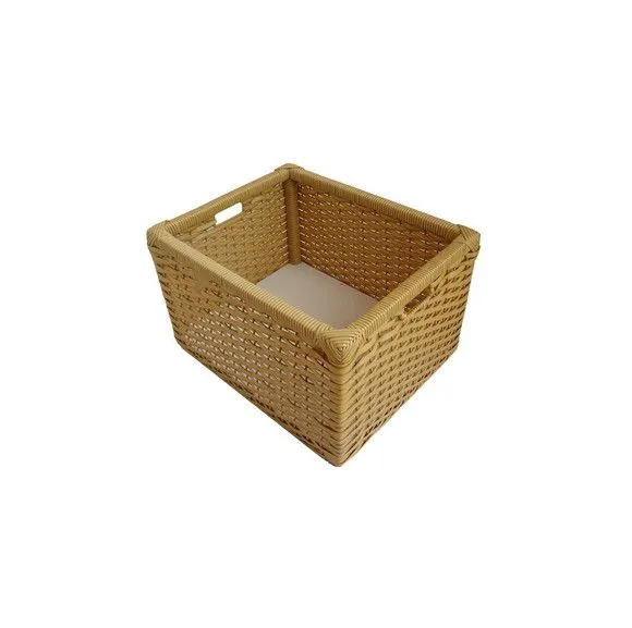 Kit c/ 3 Cestos Caixote Organizadores Sintético Bananeira - artesanato de Mundo Urbano