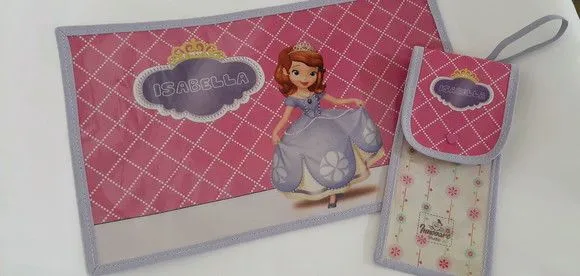 Jogo Americano e Porta Talher Princesinha Sofia - foto 3