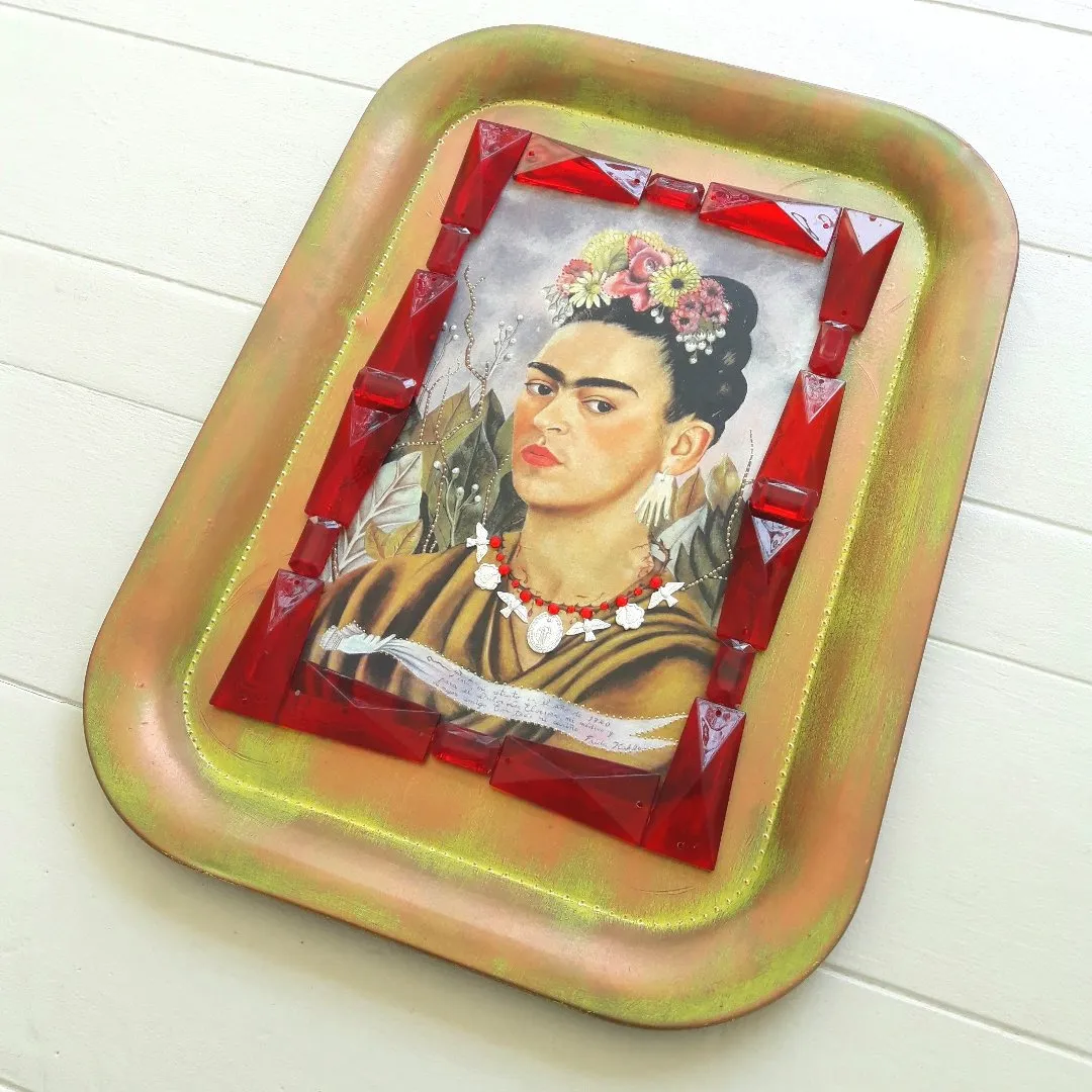 Quadro Frida Dourado - foto 4