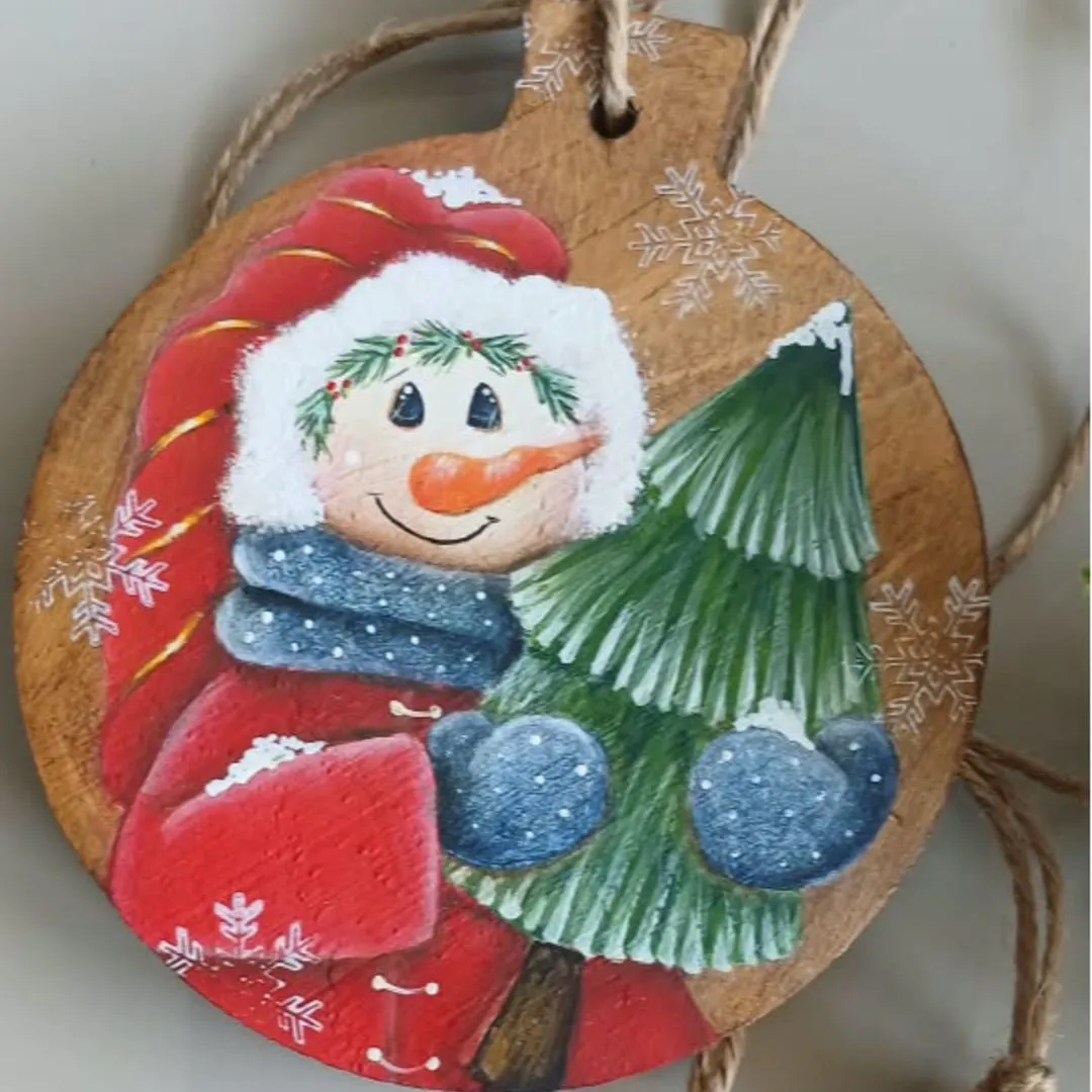 Pendente de Natal Boneco de Neve - foto 6
