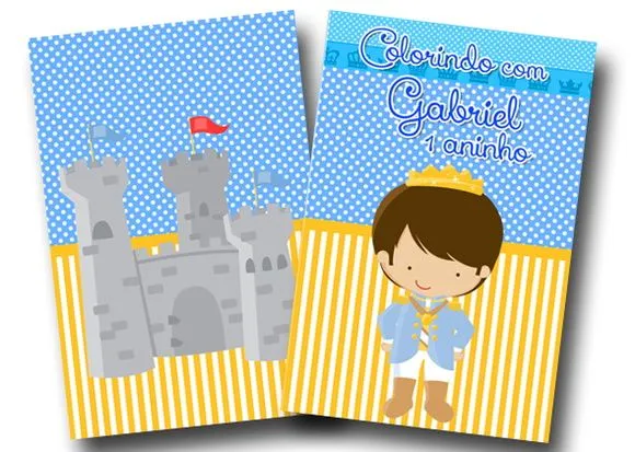 Revista colorir principe realeza 14x10 - artesanato de PAPCRIE