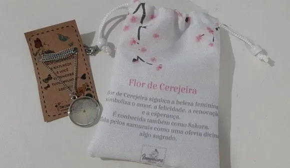 Saquinho Pequeno - Flor De Cerejeira - foto 2