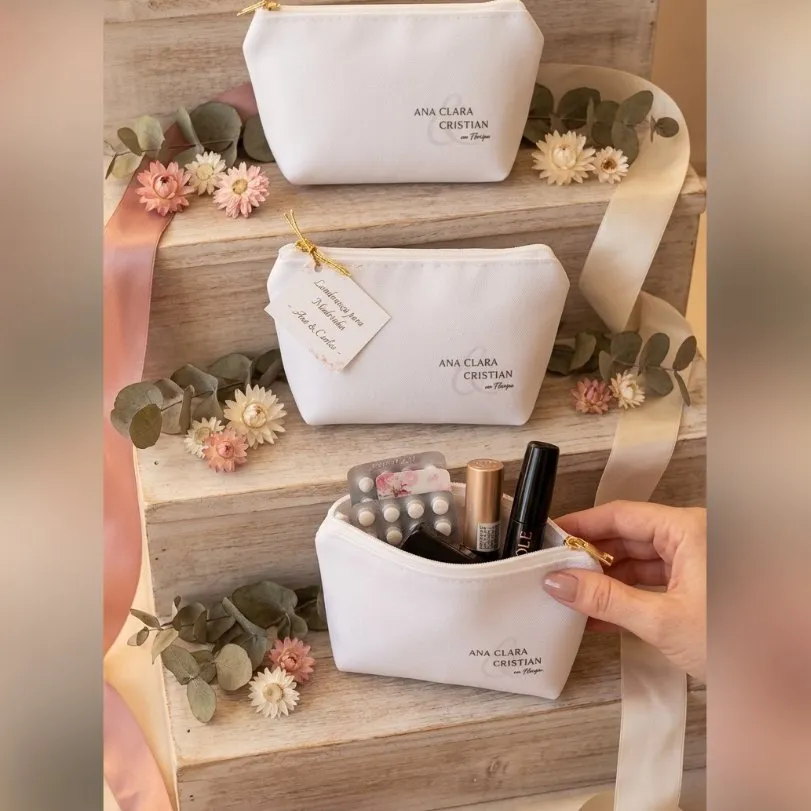 Nécessaire Trapézio Personalizada | Lembrancinha para Casamento, Formatura e Eventos - foto 7