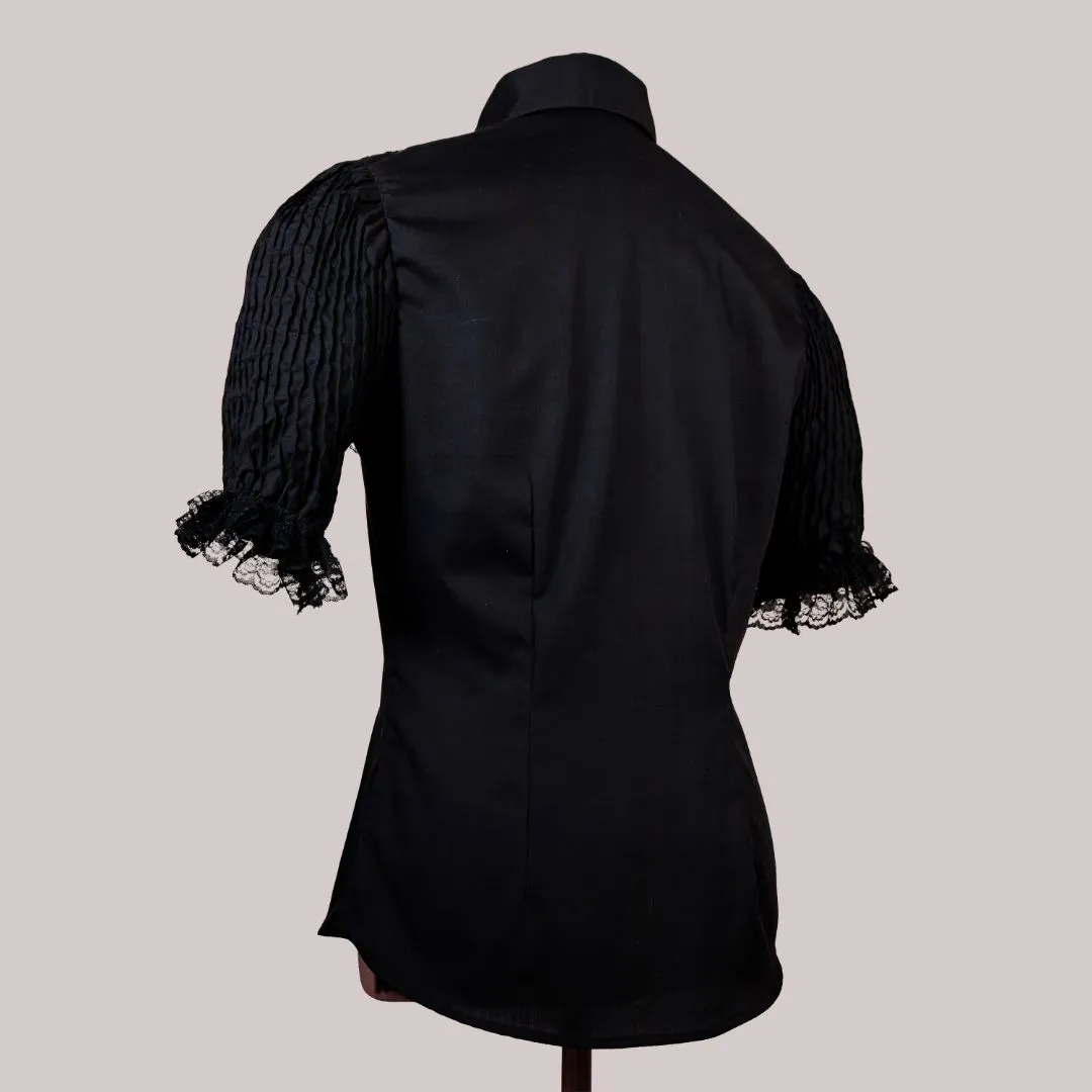 Blusa feminina estilo vitoriano e gotico - foto 2