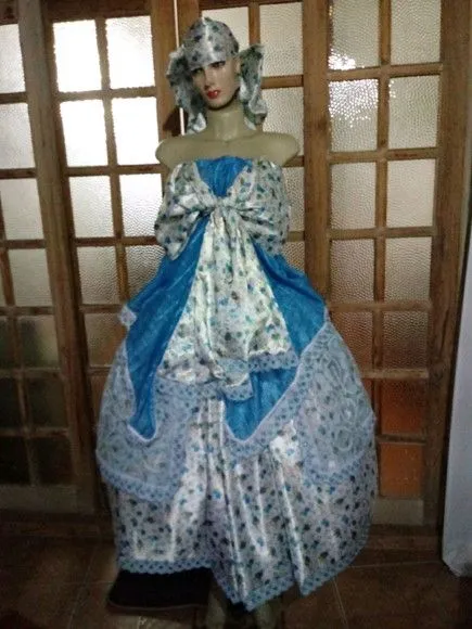 Roupa Iemanjá - artesanato feito à mão por Ateliê Ofatemi
