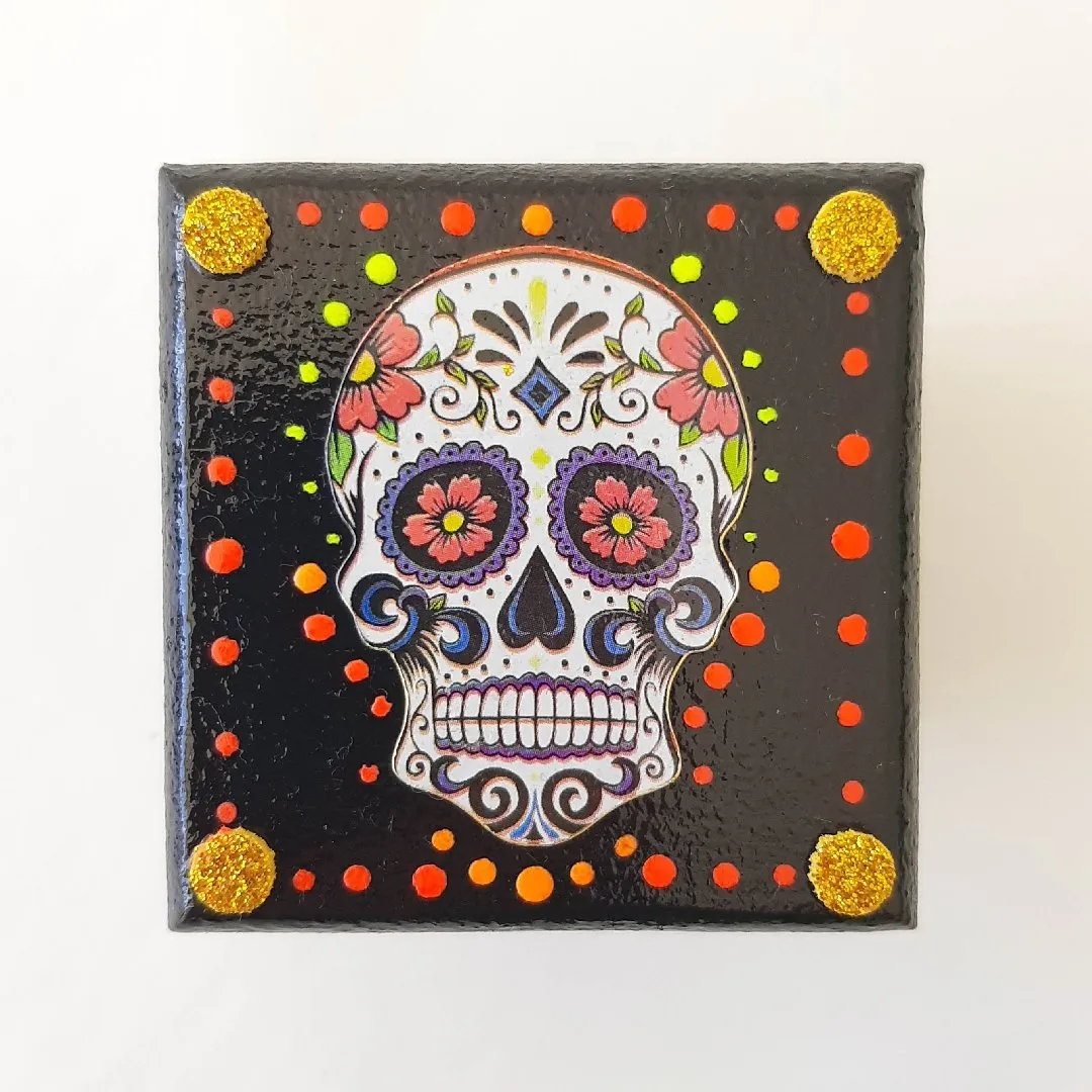 Conjunto Caixinhas Caveiras Mexicanas - foto 2