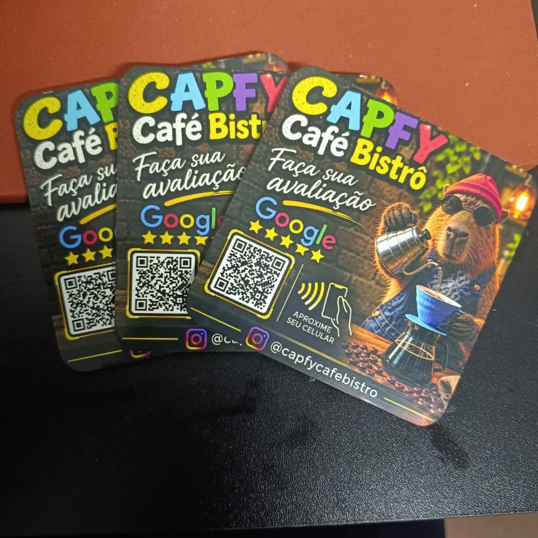 Placa Nfc + Qr Code - Arte Personalizada - artesanato de PrimeBox