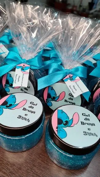 Gel Cabelo Lembrancinha Festa Infantil Personalizado Stich - artesanato feito à mão por Juliana Biz - casa e bem estar