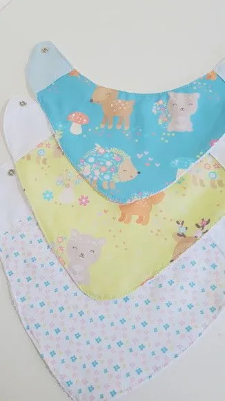 Kit 3 babadores - Floresta baby - foto 4