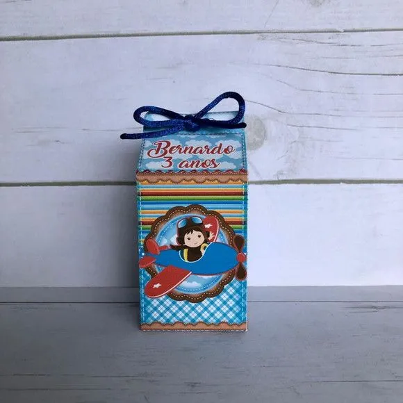 Mini Caixa Milk Aviador - foto 2