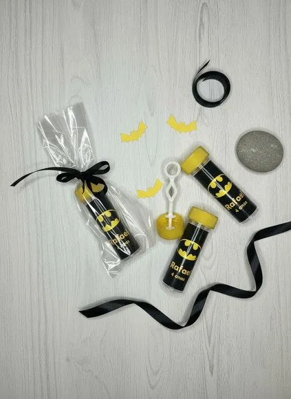 Bolha de Sabão - Batman Personalizado - artesanato feito à mão por Mi Papelaria Criativa