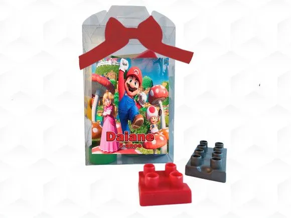 Bloco de Montar Mario Personalizada - artesanato feito à mão por creativitybynina
