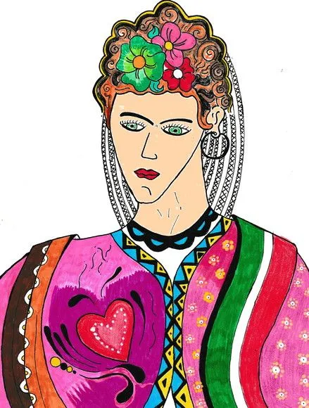 Garrafa Decorativa - Uma Frida Brasileira - foto 3