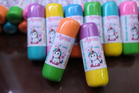 Lembrancinha Sabonete Mágico Massinha Personalizada Unicórnio - foto 5