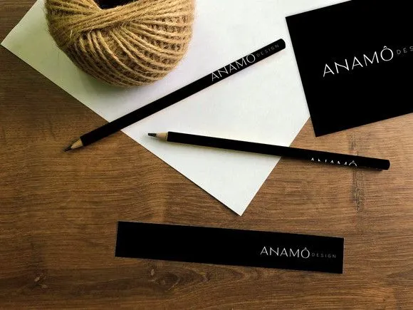 Lápis Empresa Personalizado - artesanato feito à mão por creativitybynina