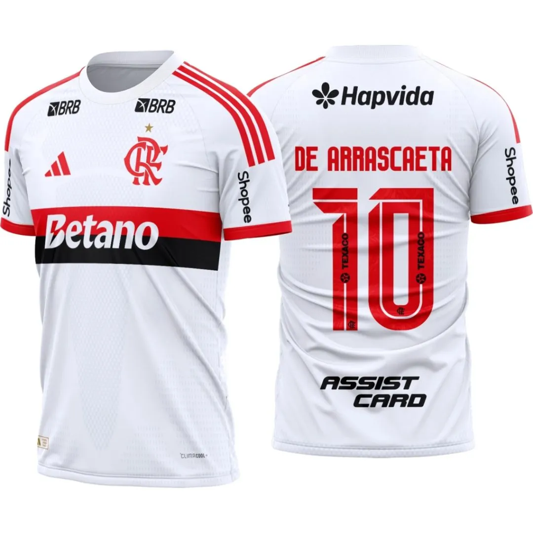 Camisa Flamengo  2026 - 2027 com Seu Nome e Numero - artesanato de JD PRINT 3D