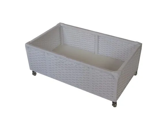 Gaveta Sintética Branca 68x30x30 C/ Rodizios - foto 2