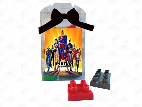 Bloco de Montar Dc Personalizada - artesanato feito à mão por creativitybynina
