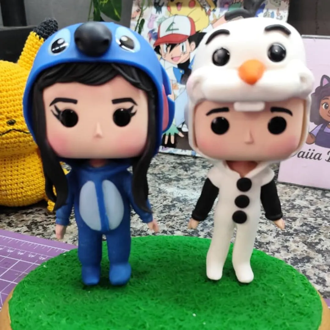 Casal Funko pop personalizado