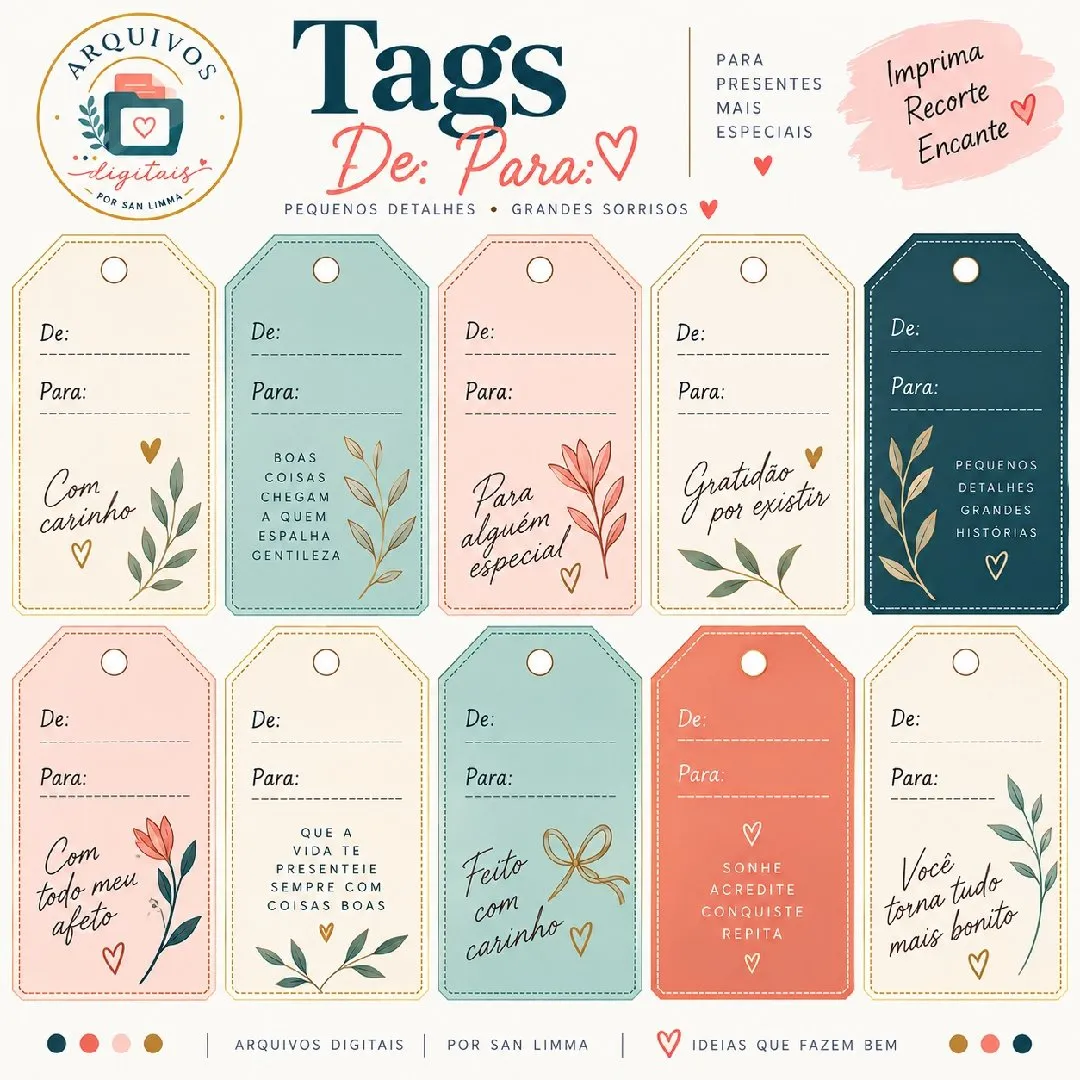 Kit Tags diversas - foto 8