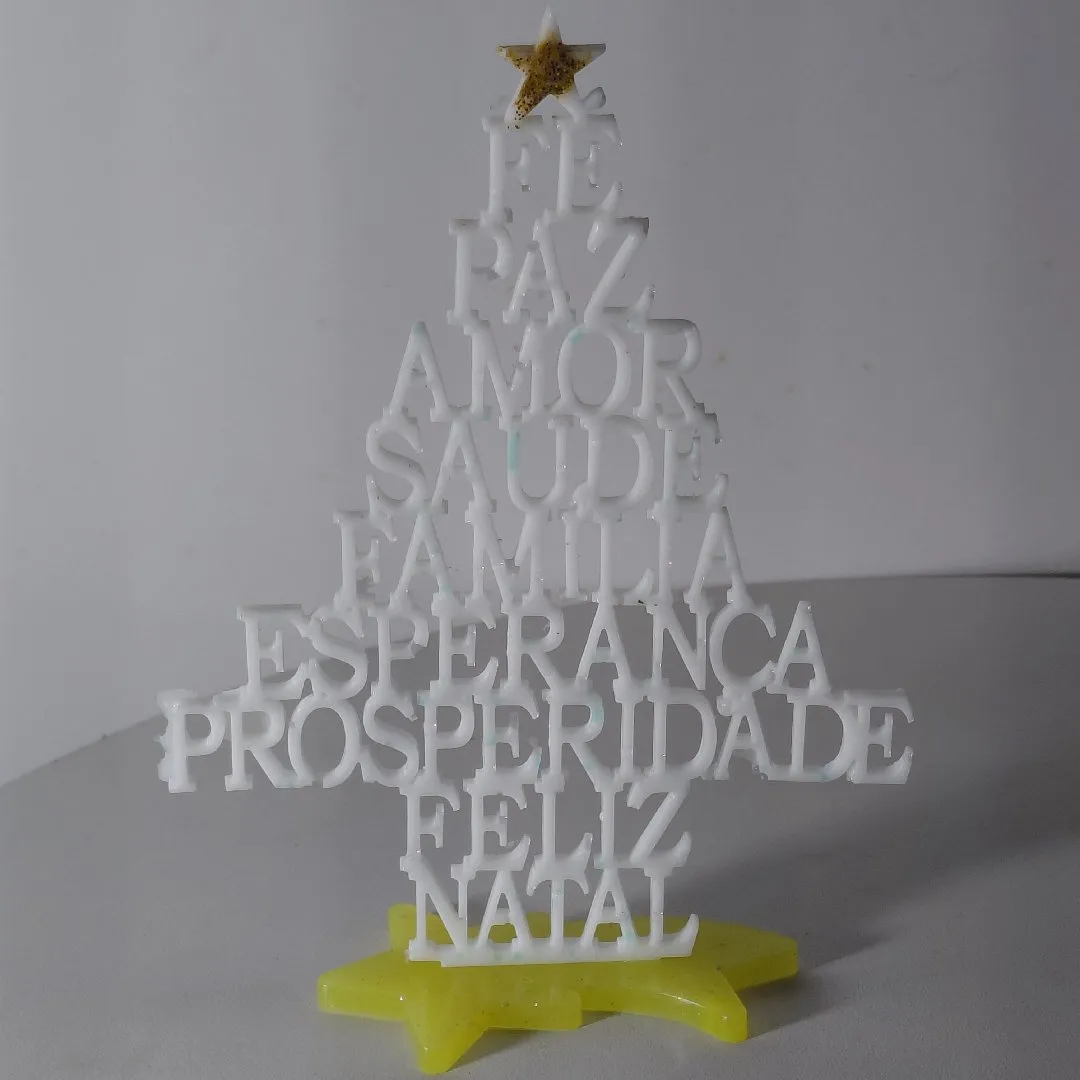 INFEITES DE NATAL, ARVORE PALAVRAS POSITIVA. - foto 2