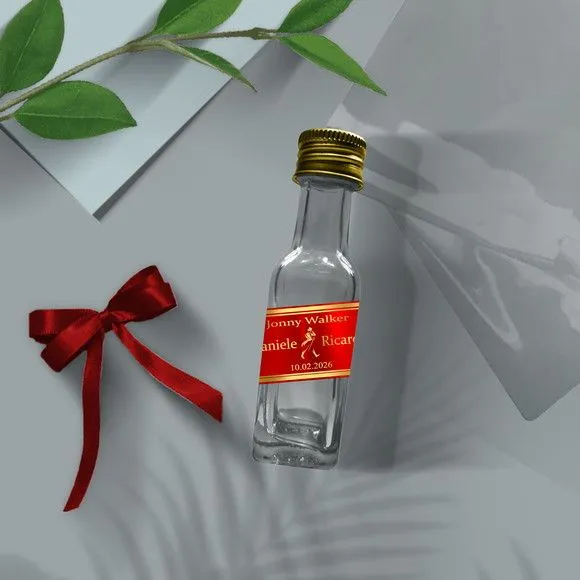 Garrafinha 20ml Personalizada - artesanato feito à mão por Mi Papelaria Criativa