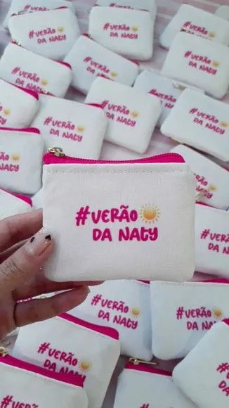 Porta Moedas Personalizado - Verão - artesanato feito à mão por Innovare Studio