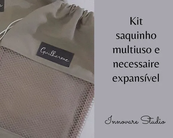 Kit organizador - necessaire expansível e saquinho multiuso - foto 5