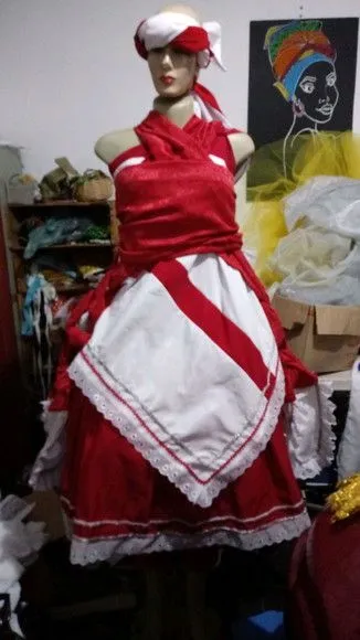 Roupa orixá masculina - artesanato feito à mão por Ateliê Ofatemi