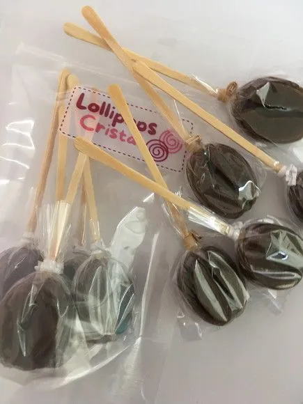 Mexedor Café - feito à mão por Lollipops Cristal