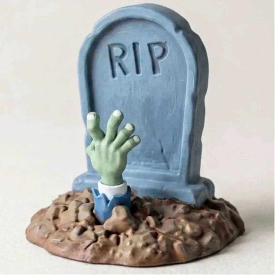 Túmulo Plantas vs Zumbis PvZ - Estátua Decorativa Zumbi Impressão 3D Pintada à Mão - artesanato de Bebice Utilidades