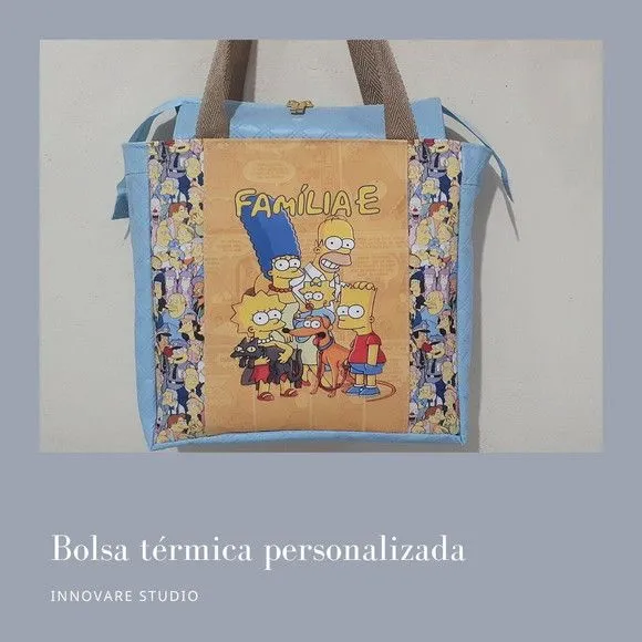 Lancheira Térmica Personalizada - feito à mão por Innovare Studio