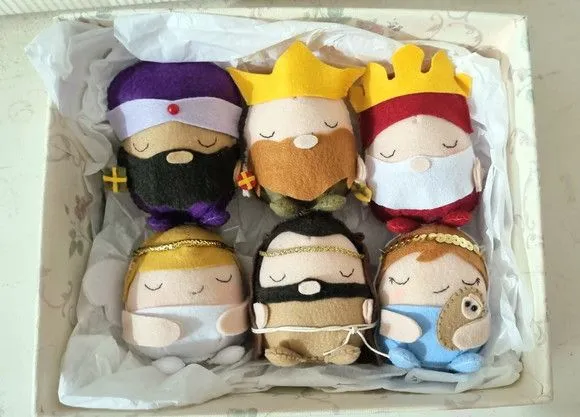 Kit Pingentes para Árvore de Natal em Feltro Nº 04 - foto 2