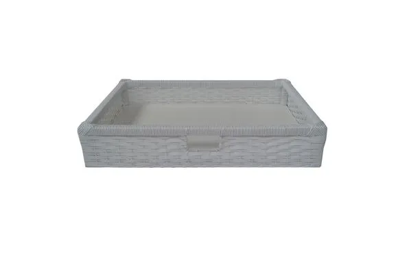 Kit C/ 4 Gavetas Vime Sintét. Branco 67x37x11 - foto 2