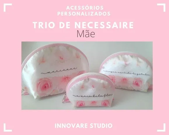 Trio de necessaire - Mãe - foto 2