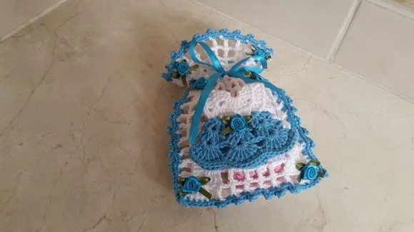 Sachê Vestidinho Azul Claro - foto 4
