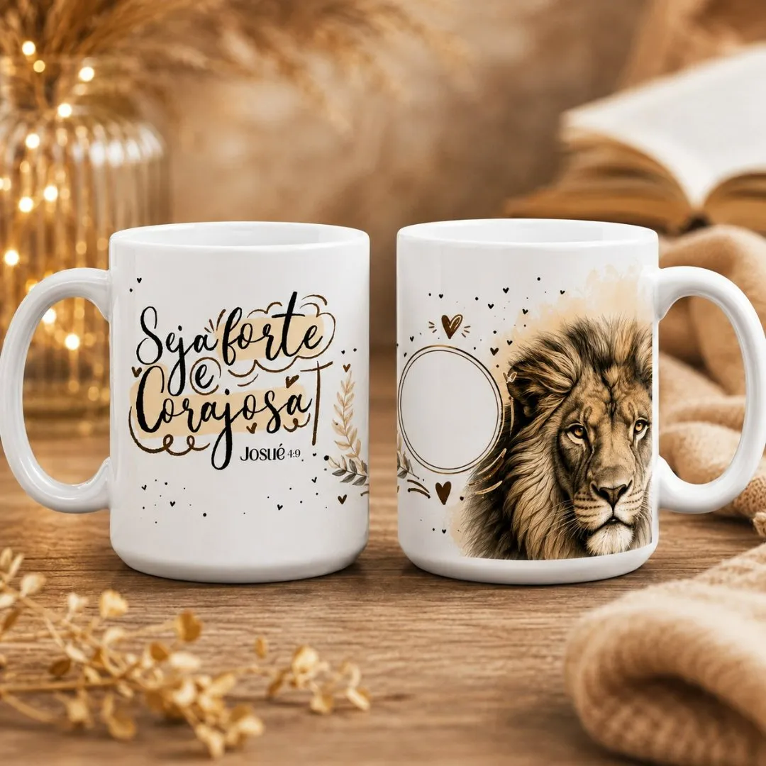 Caneca Cristã Interativa - artesanato feito à mão por PrimeBox