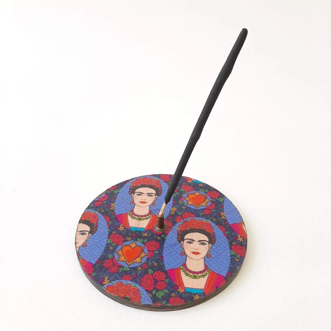 Porta Incenso Frida - artesanato de Estudio Bananeira