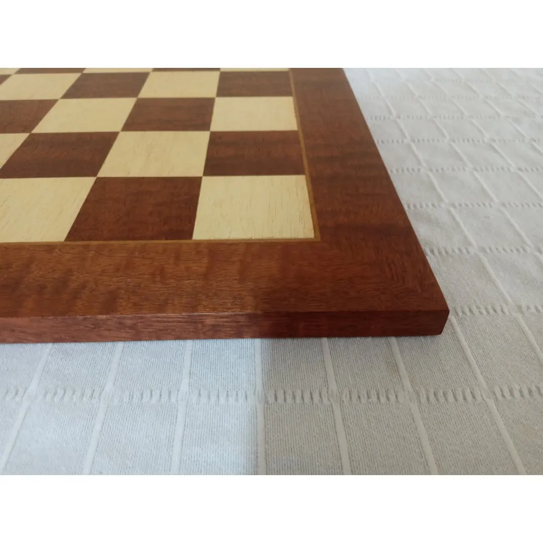 Tabuleiro de Xadrez Tradicional Sapele Pomele Extra Grande - foto 7