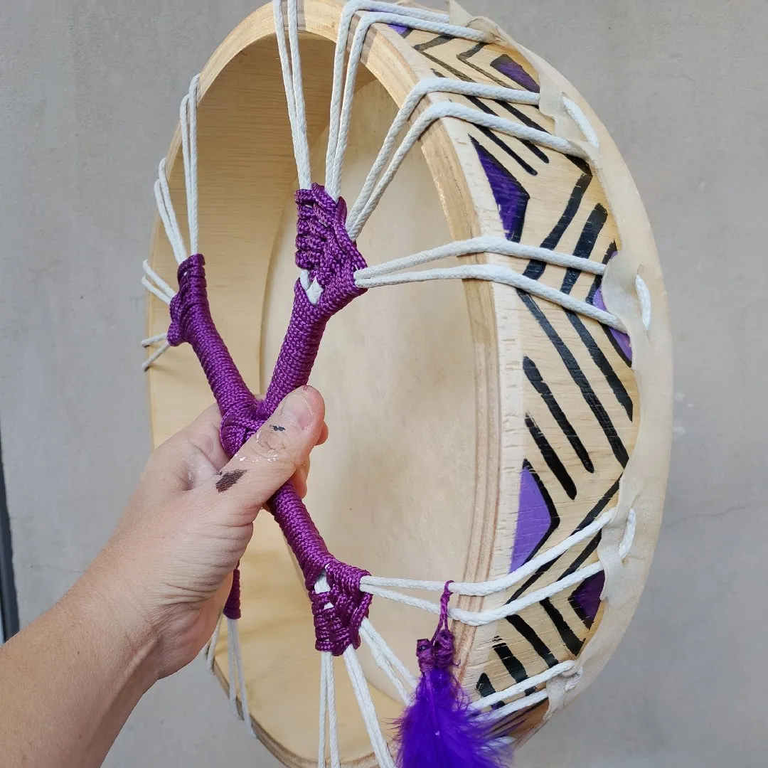 tambor xamanico lakota 30 çm - foto 5