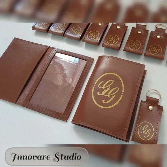 Kit Chaveiro e Porta Documentos Veicular - feito à mão por Innovare Studio