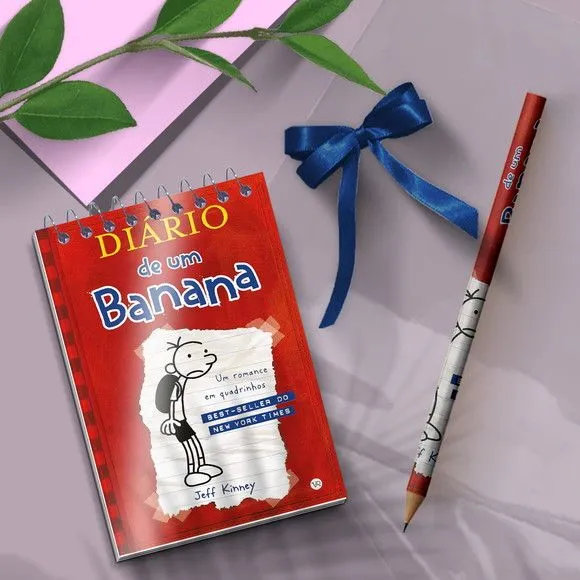 Bloquinho - Diários de Um Banana Personalizado - artesanato de Mi Papelaria Criativa