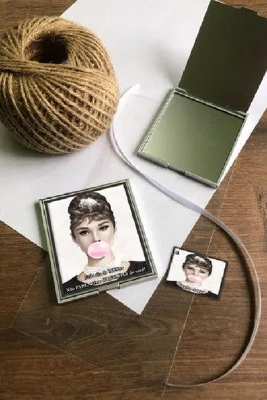 Espelho Dia das Mulheres Personalizado - artesanato feito à mão por creativitybynina