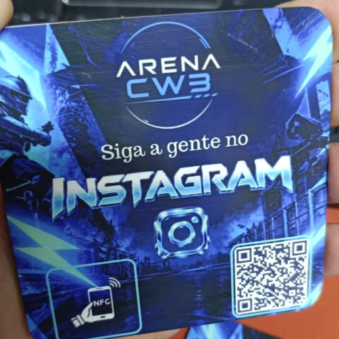 Placa Nfc + Qr Code - Arte Personalizada - foto 3