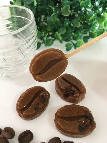 Pirulito Cristal para Café - artesanato feito à mão por Lollipops Cristal