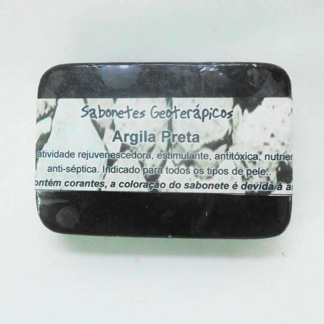 Sabonetes Geoterápicos - Argila Preta - foto 3
