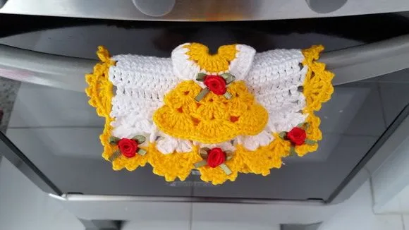 Puxador Fogão + Imã Gel. Vestidinho Am. - foto 5