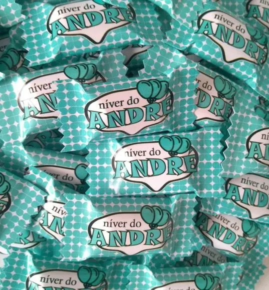 Balinha personalizada Azul