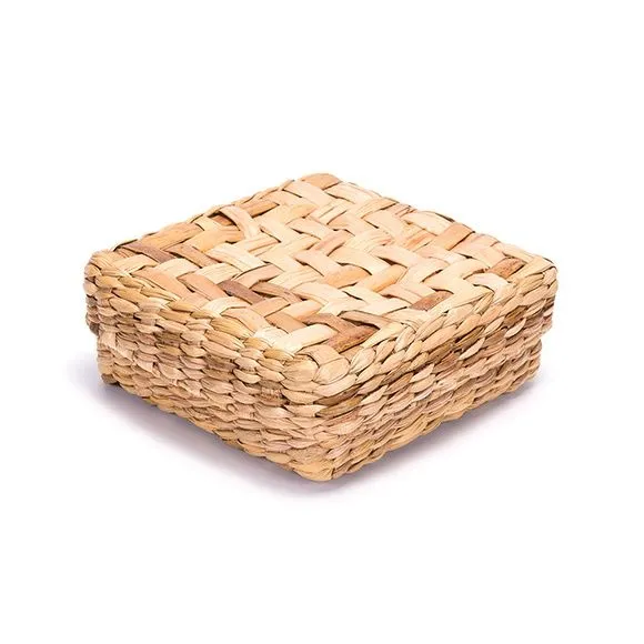 Taboa Caixa Porta Joias Natural 18x12x14